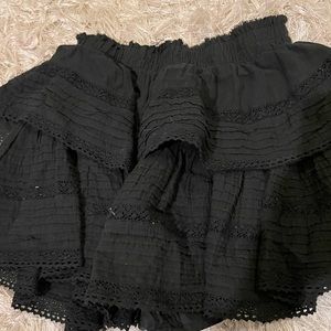aerie ruffle skirt